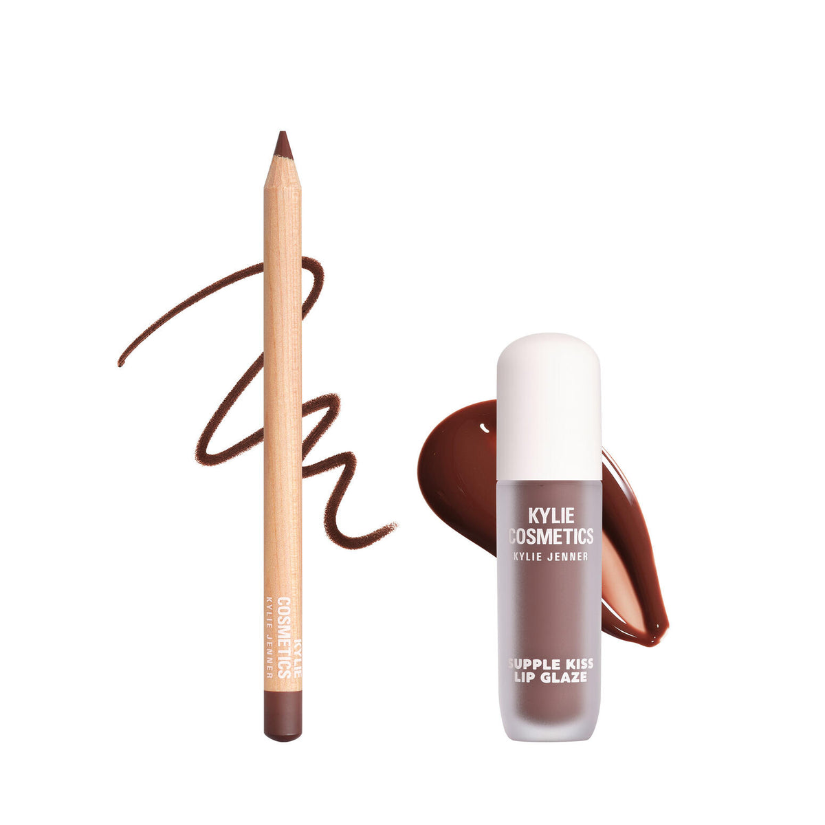 Kylie Cosmetics Glossy Lip Kit, Espresso 612