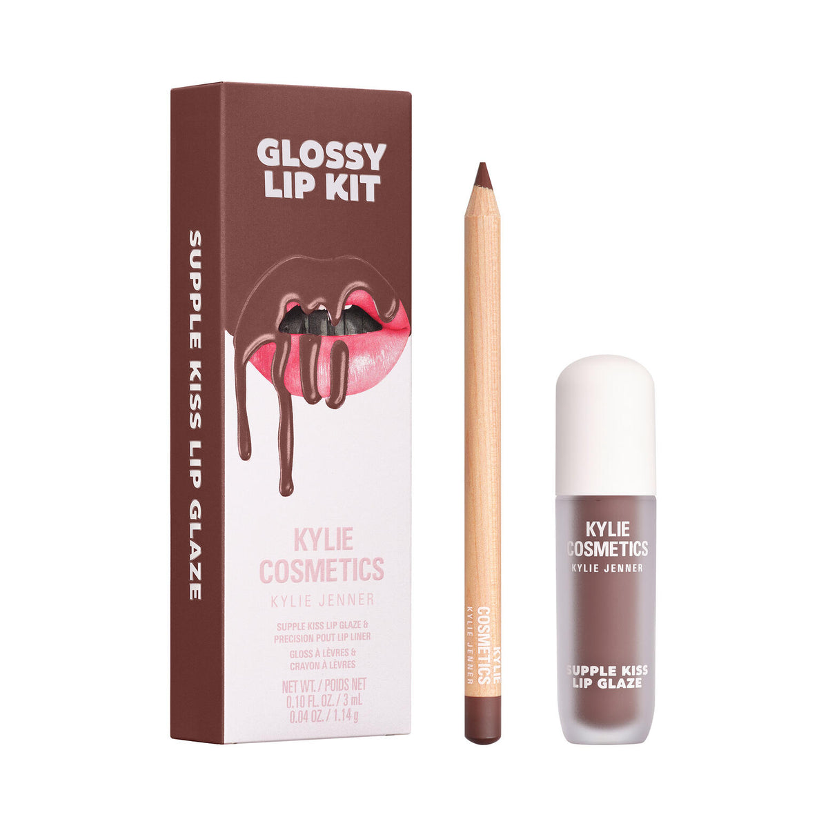 Kylie Cosmetics Glossy Lip Kit, Espresso 612