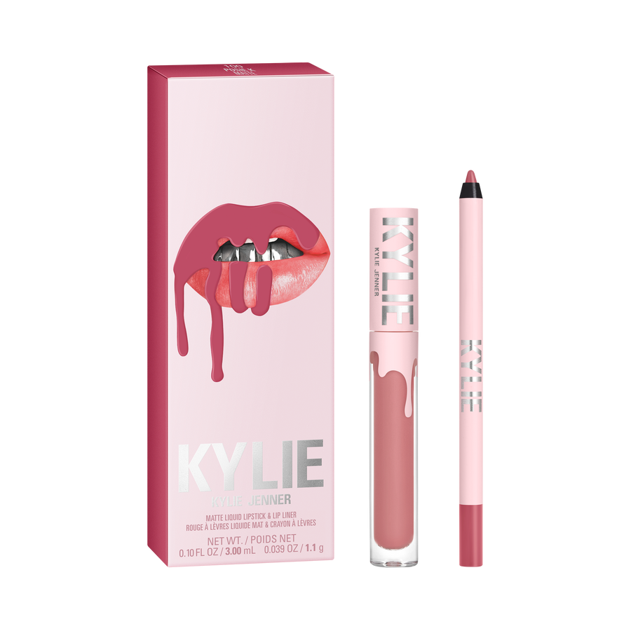 Kylie Cosmetics Matte Lip Kit Liquid Lipstick + Lip Liner, Posie K (100)