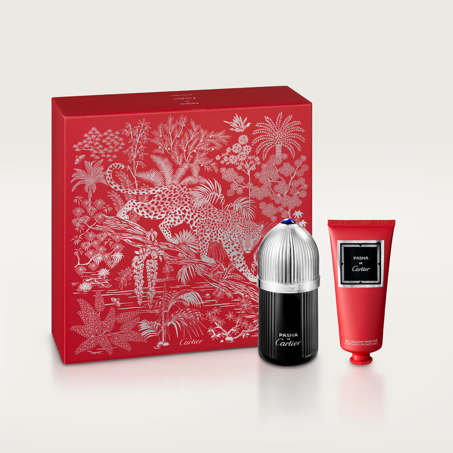 Pasha De Cartier Set (Edition Noire Eau de Toilette 100ml + Shower Gel)